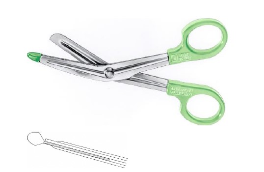 Універсальні ножиці зелені 145 мм